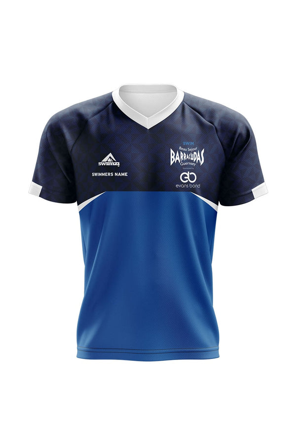 Beau Sejour Barracudas Kids Unisex Club Shirt V Neck