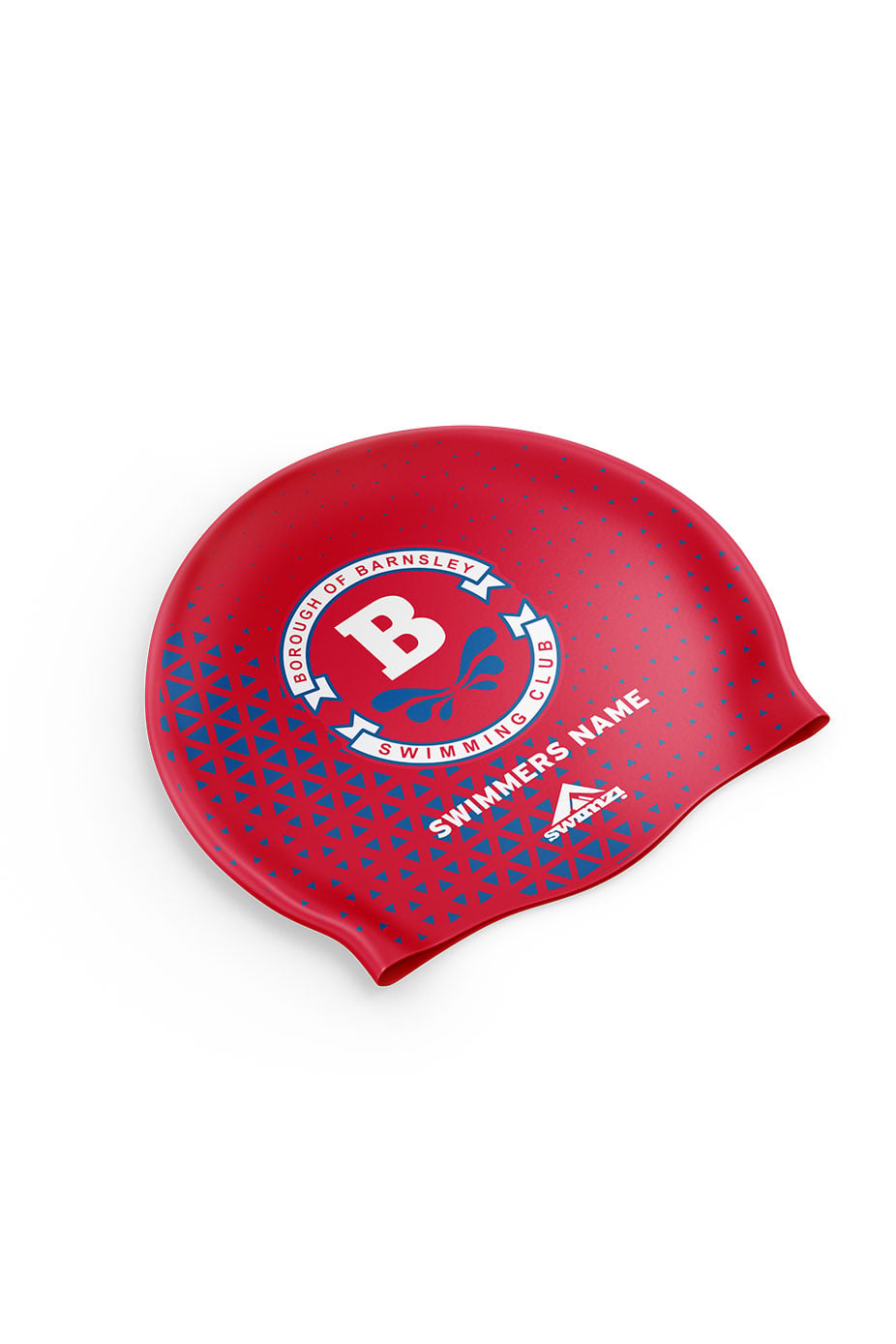 Borough of Barnsley SC Unisex Club Swim Cap - Silicone Suede