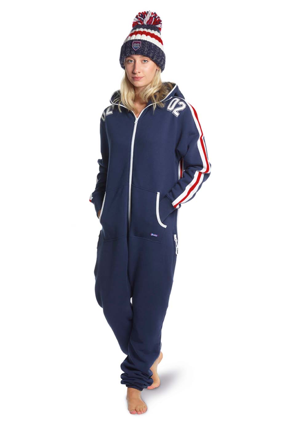 Kids Navy B02D Swimzi Onesie