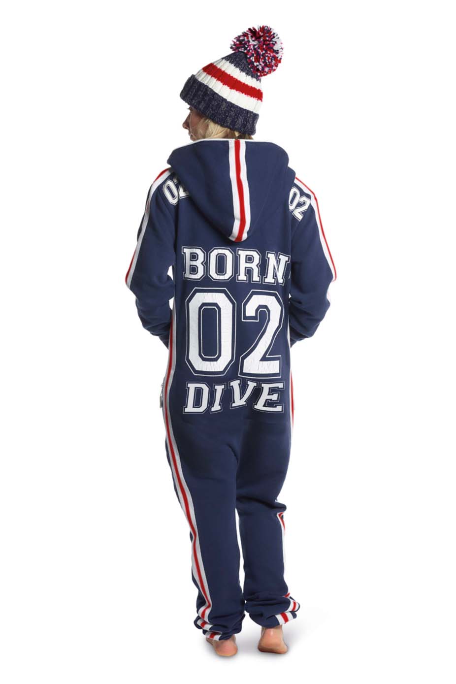 Kids Navy B02D Swimzi Onesie