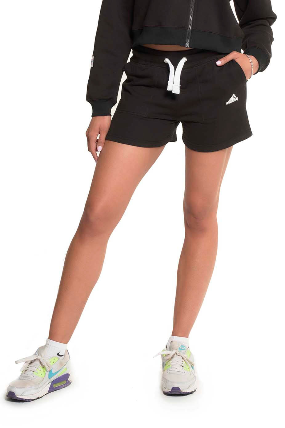 Kids Jet Black Shorts