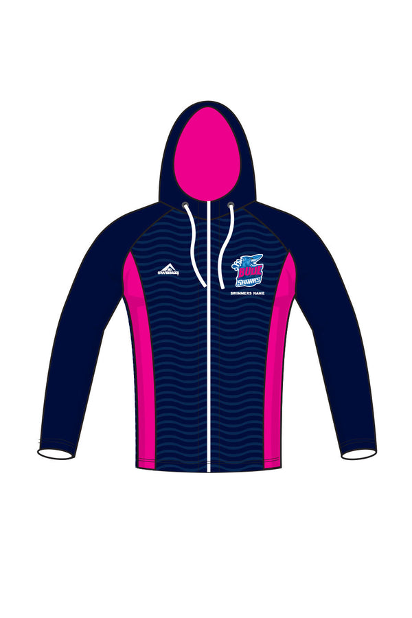 Bude Sharks Kids Unisex Zipped Performance Hoodie