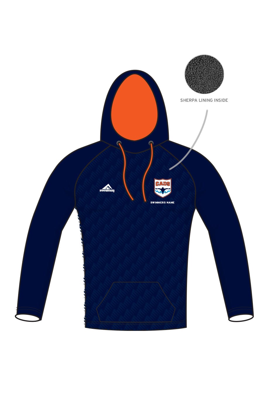 Cleethorpes amp District SC Kids Unisex Winter Pullover Performance Hoodie