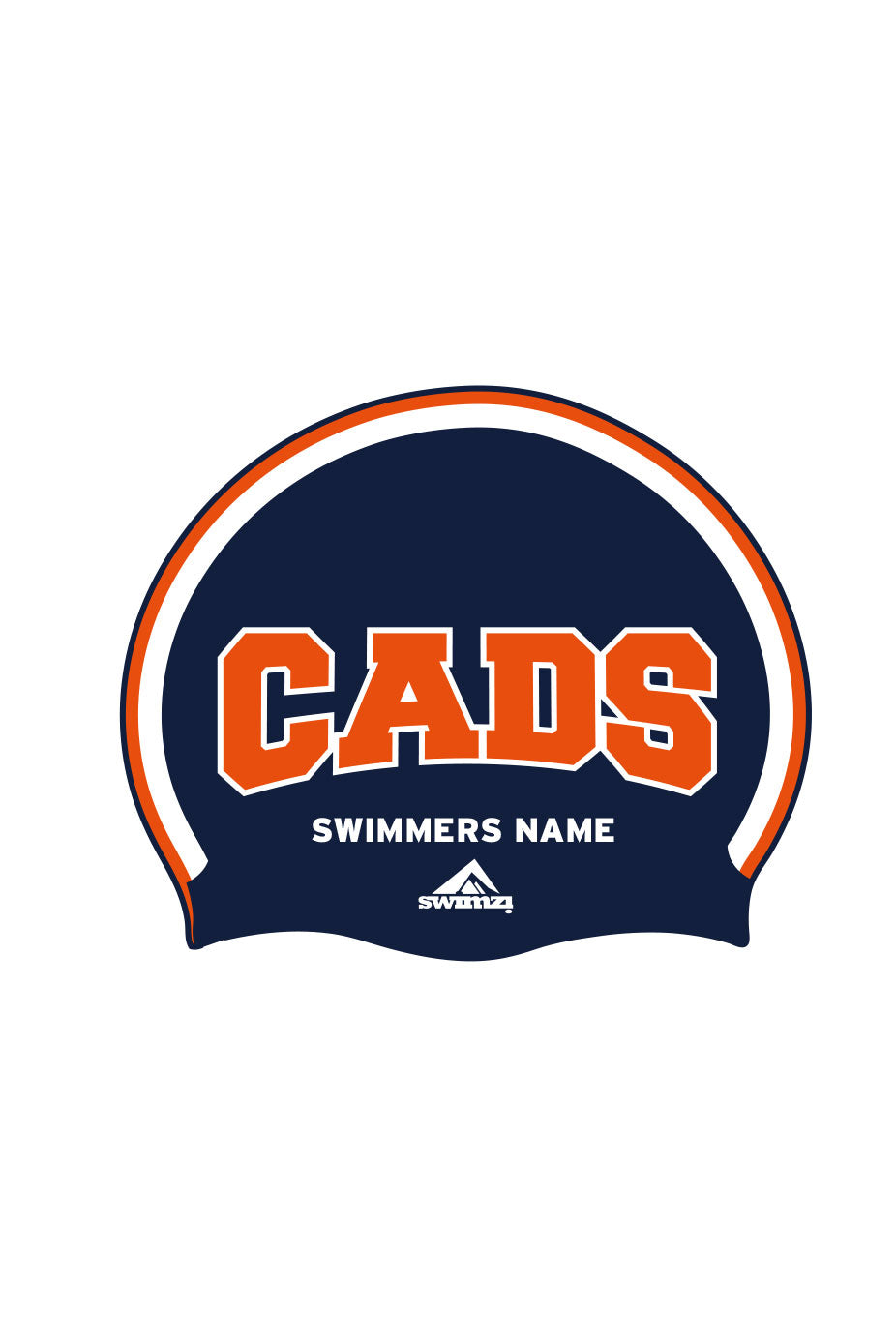 Cleethorpes & District SC Unisex Club Swim Cap - Silicone Suede