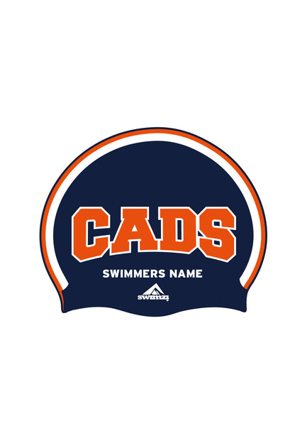 Cleethorpes & District SC Unisex Club Swim Cap - Silicone Suede