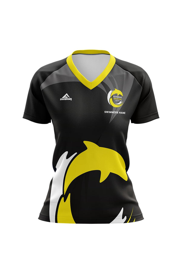 Clitheroe Dolphins SC Kids Female Club Shirt V Neck
