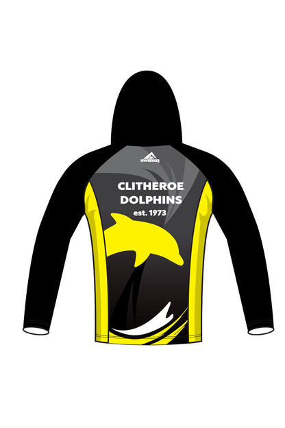Clitheroe Dolphins SC Kids Unisex Zipped Performance Hoodie