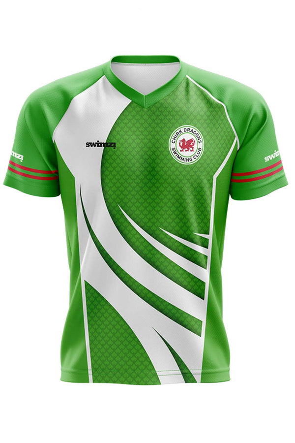 Chirk SC Kids Unisex Polyester Club Shirt V Neck