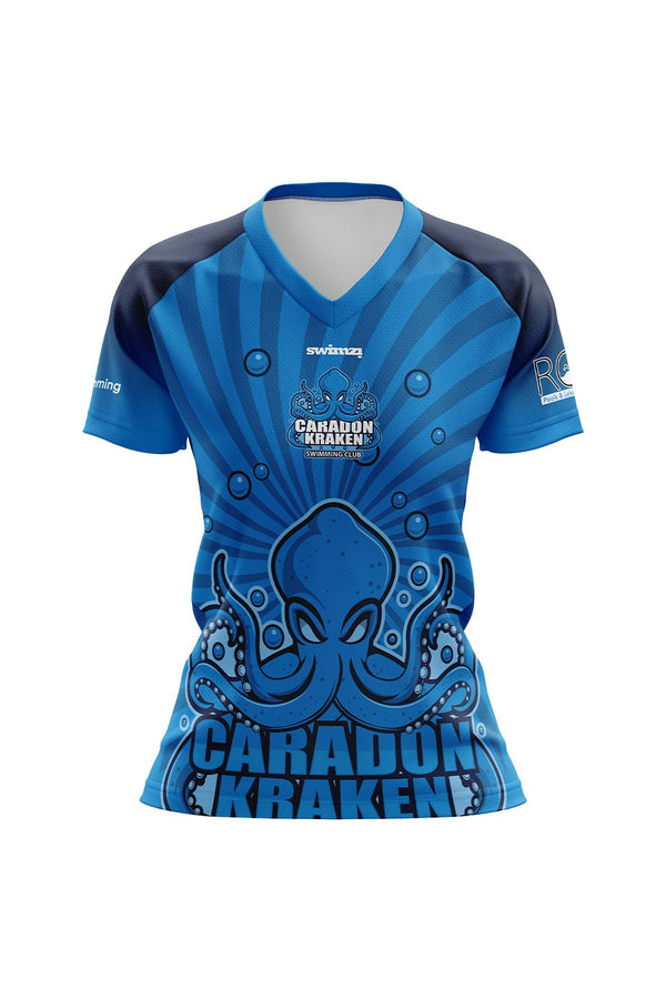 Caradon Kraken SC Kids Female Polyester Club Shirt V Neck