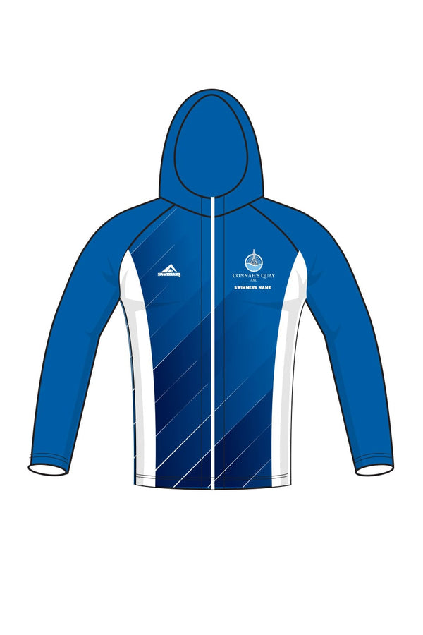 Connahs Quay Swimming Club Adult Unisex Zipped Performance Hoodie