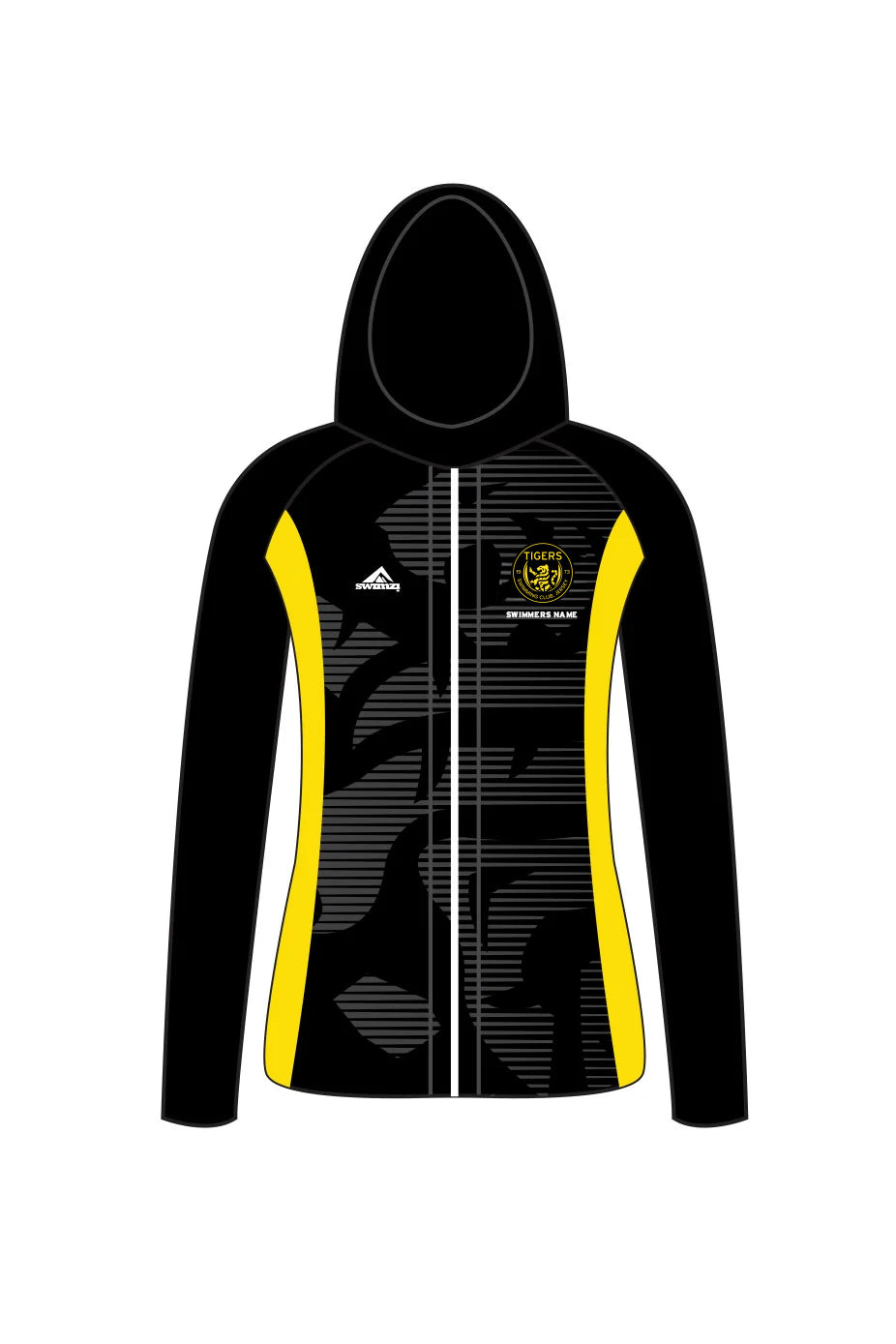 Tigers SC Jersey Kids Female Zipped Performance Hoodie