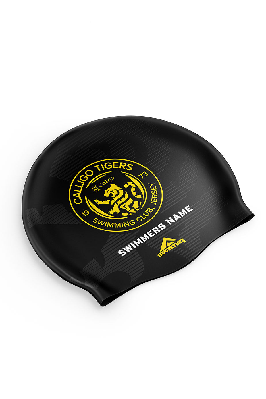 Tigers SC Jersey Unisex Club Swim Cap - Silicone Suede