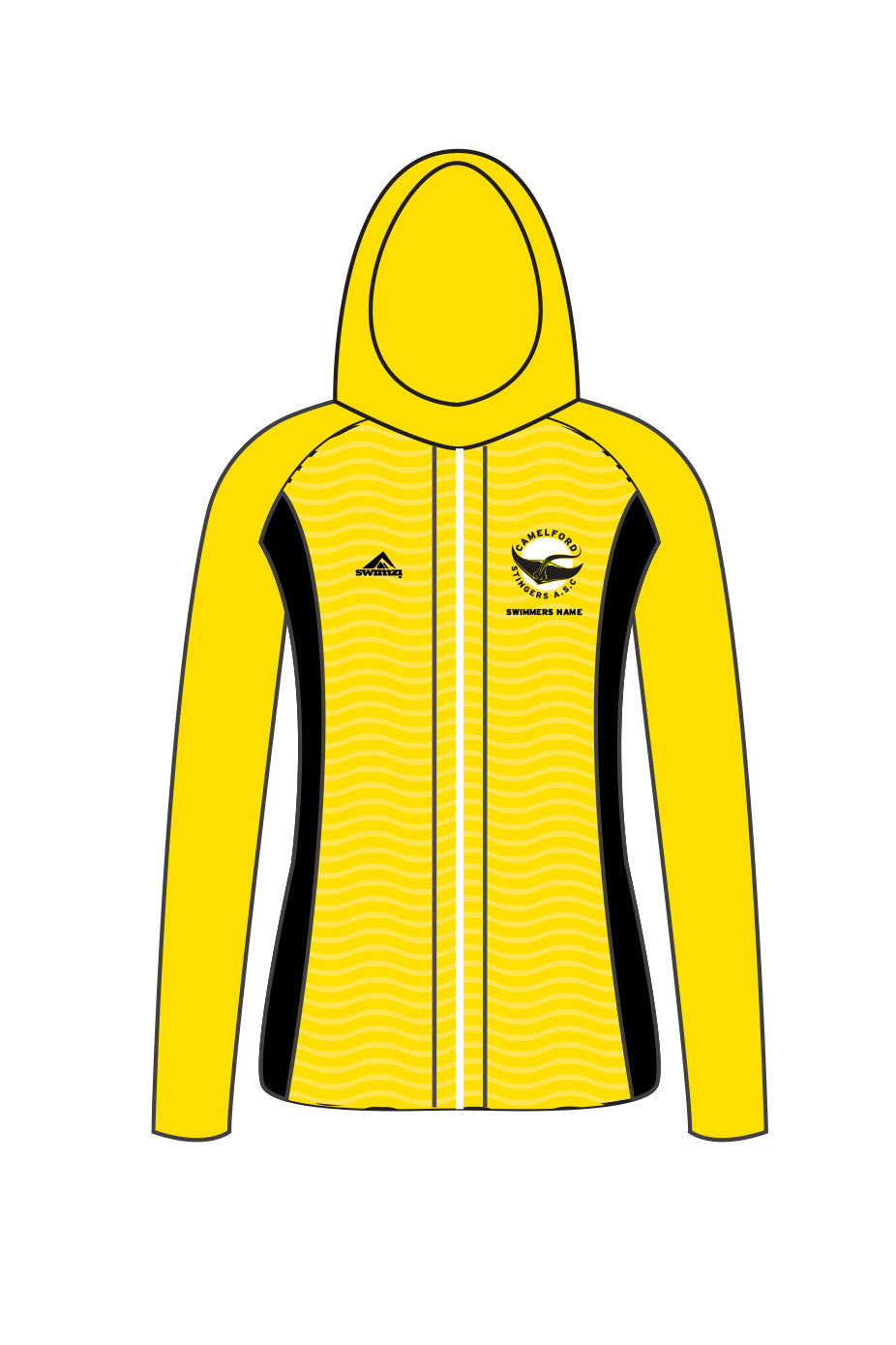 Camelford Stingers ASC Adult Female Zipped Performance Hoodie