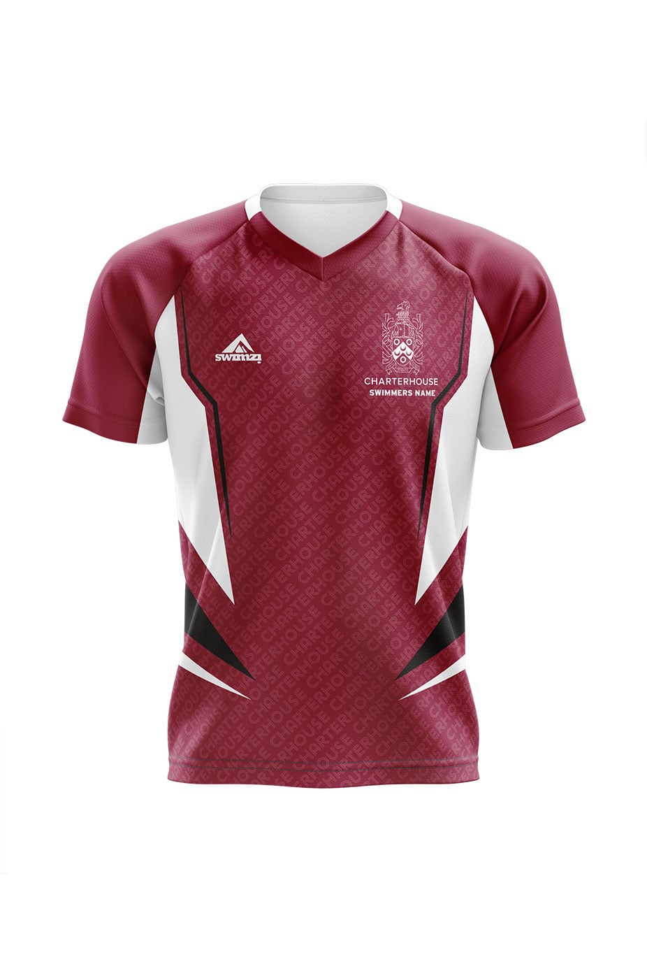 Schools Swimming Super League Kids Unisex Charterhouse Club Shirt - V-Neck