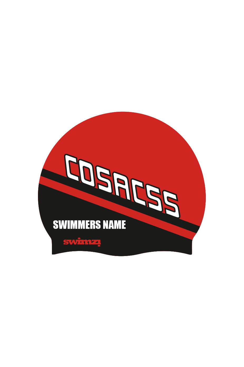 City of Stoke SC Unisex Club Swim Cap - Seamless