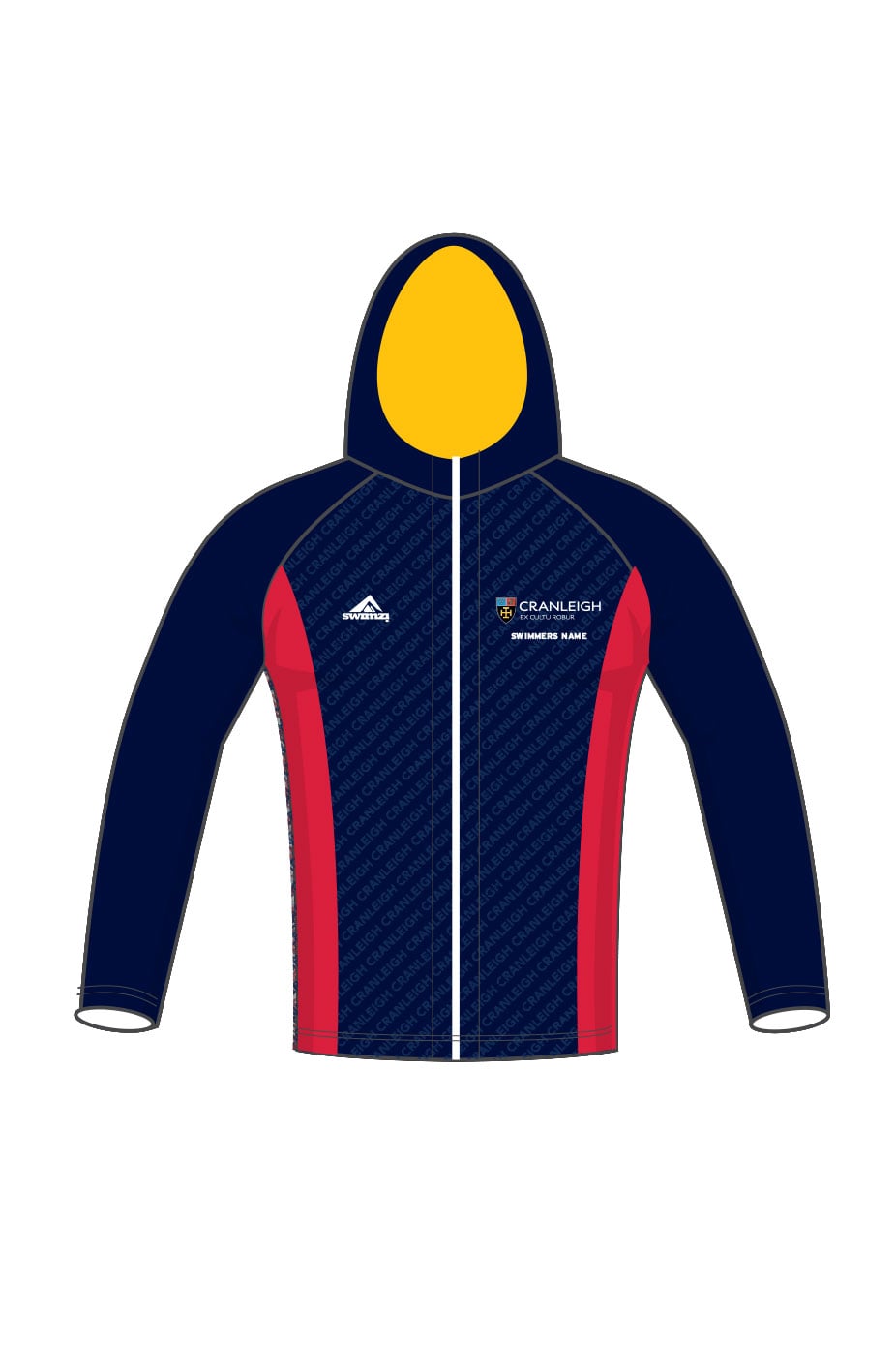 Schools Swimming Super League Kids Unisex Cranleigh Zipped Performance Hoodie