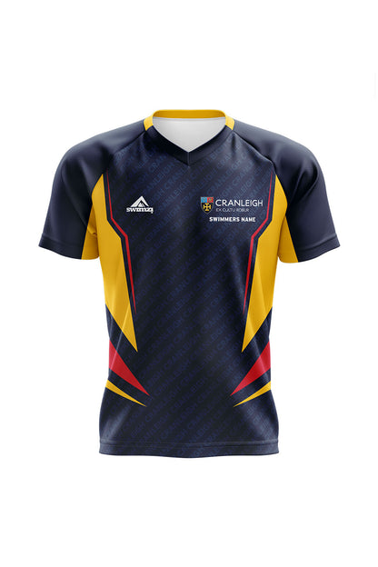 Schools Swimming Super League Adult Unisex Cranleigh Club Shirt - V-Neck