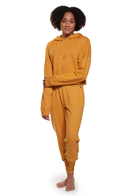 Kids Mustard - Hoodie Crop Jumper