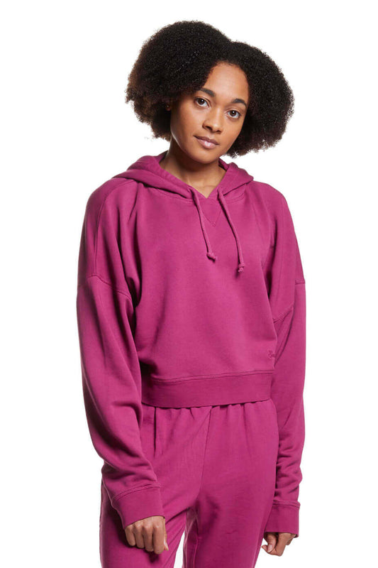 Berry - Hoodie Crop Jumper