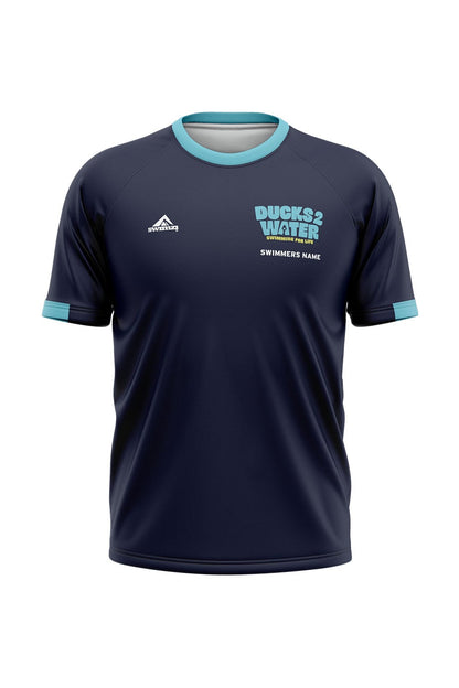 Ducks2Water Kids Female Club Shirt - Crew Neck - Opt2