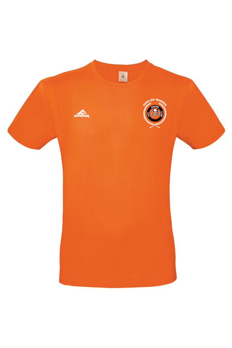 Dawlish Warren LSC Kids Unisex Orange Cotton Shirt - Crew Neck