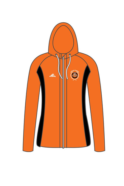Dawlish Warren LSC Kids Female Orange Zipped Performance Hoodie