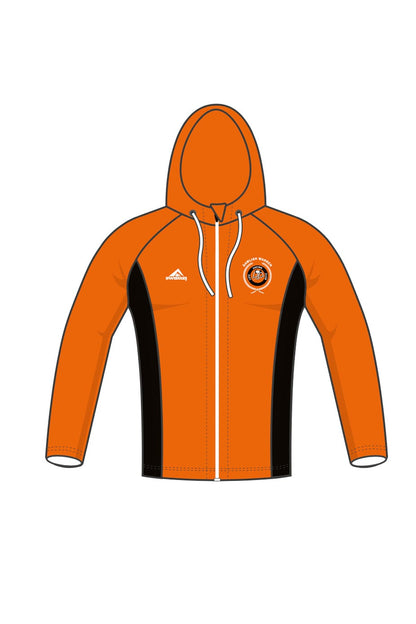 Dawlish Warren LSC Kids Unisex Orange Zipped Performance Hoodie