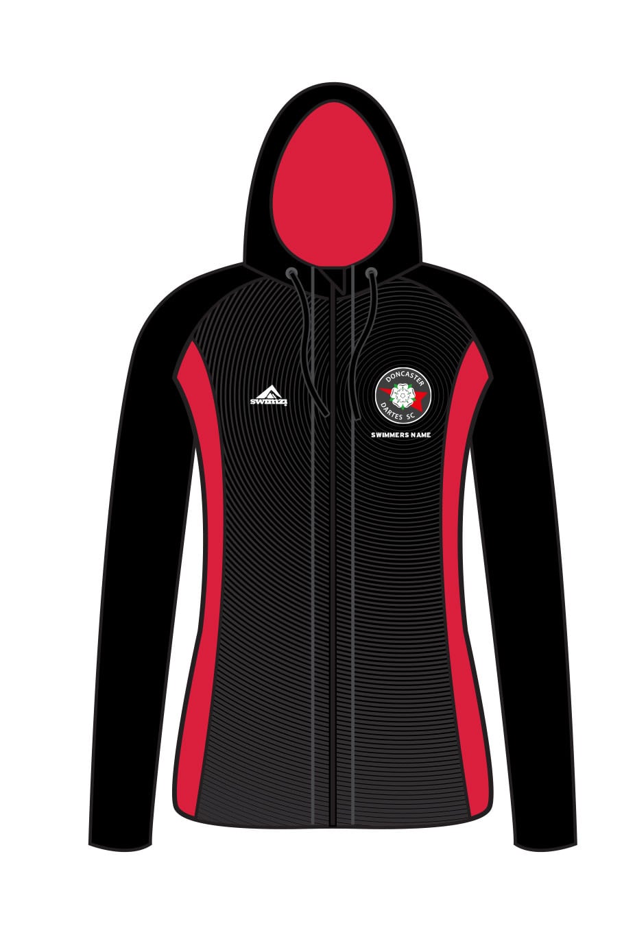 Doncaster Dartes SC Kids Female Zipped Performance Hoodie