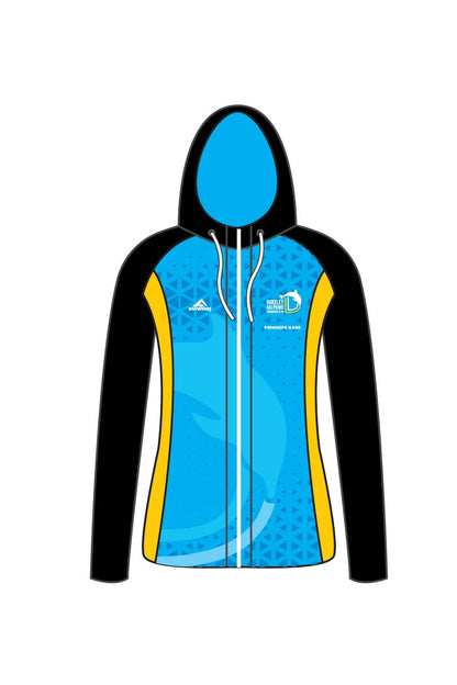 Dursley Dolphins SC Kids Female Zipped Performance Hoodie