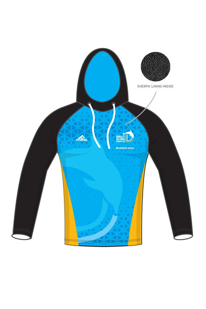 Dursley Dolphins SC Kids Unisex Winter Pullover Performance Hoodie