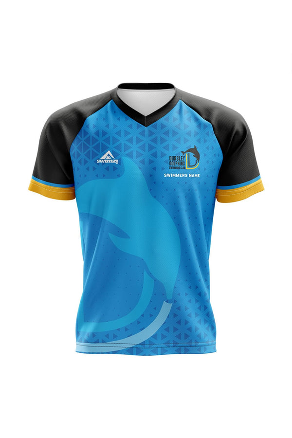 Dursley Dolphins SC Kids Unisex Club Shirt - V-Neck