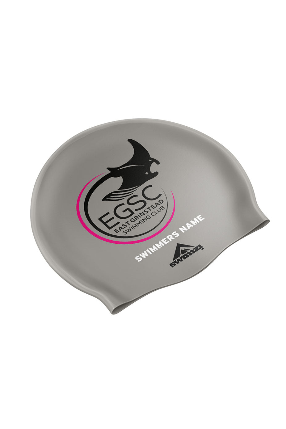 East Grinstead SC Unisex Club Swim Cap - Silicone Suede