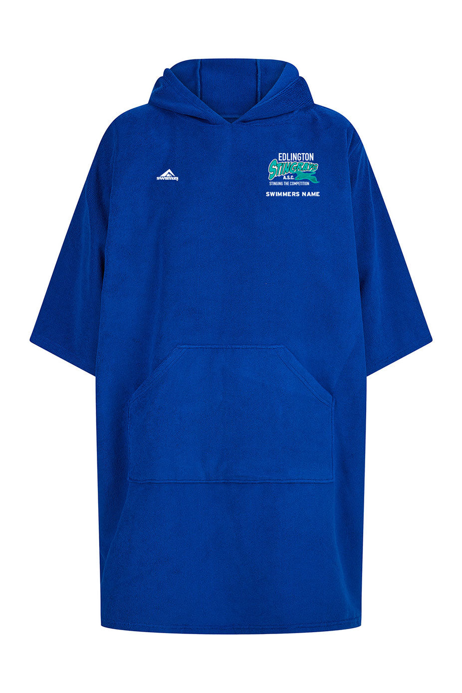 Edlington Stingrays ASC Adult Unisex Towel Poncho - Royal Blue