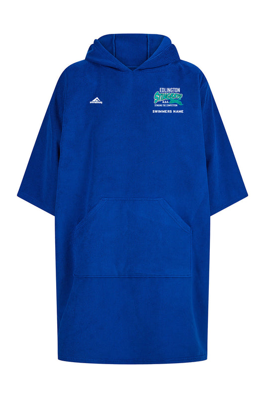 Edlington Stingrays ASC Adult Unisex Towel Poncho - Royal Blue