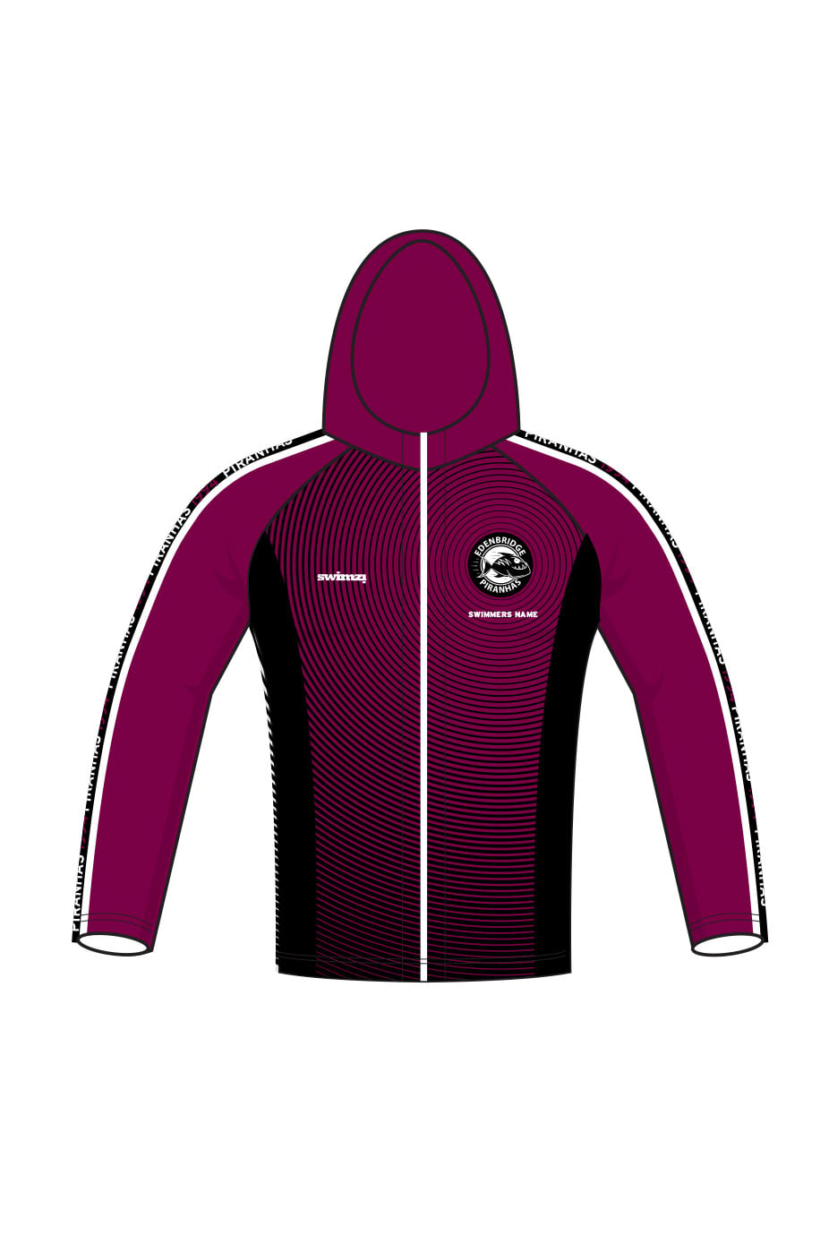 Edenbridge Piranhas SC Kids Unisex Zipped Performance Hoodie
