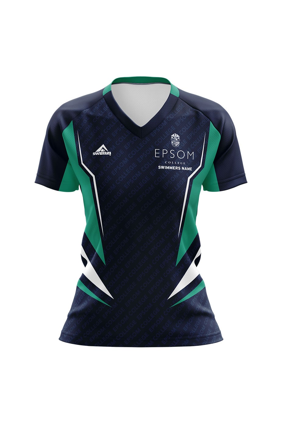 Schools Swimming Super League Kids Female Epsom College Club Shirt - V-Neck