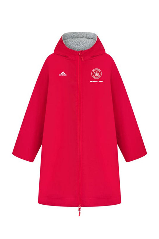 Erith & District SC Adult Unisex Swimzi Team Robe - Red