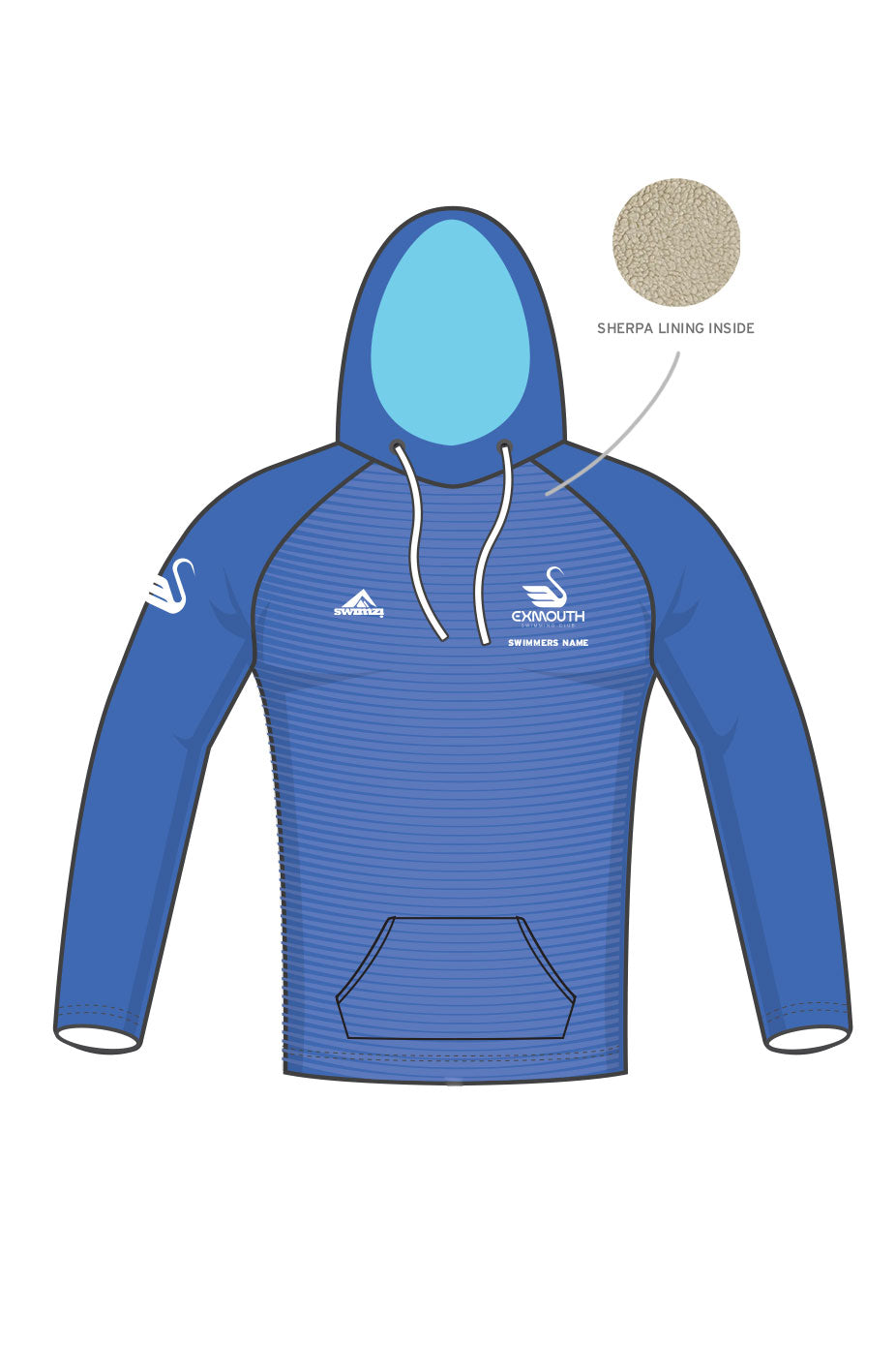 Exmouth SC Adult Unisex Winter Pullover Performance Hoodie