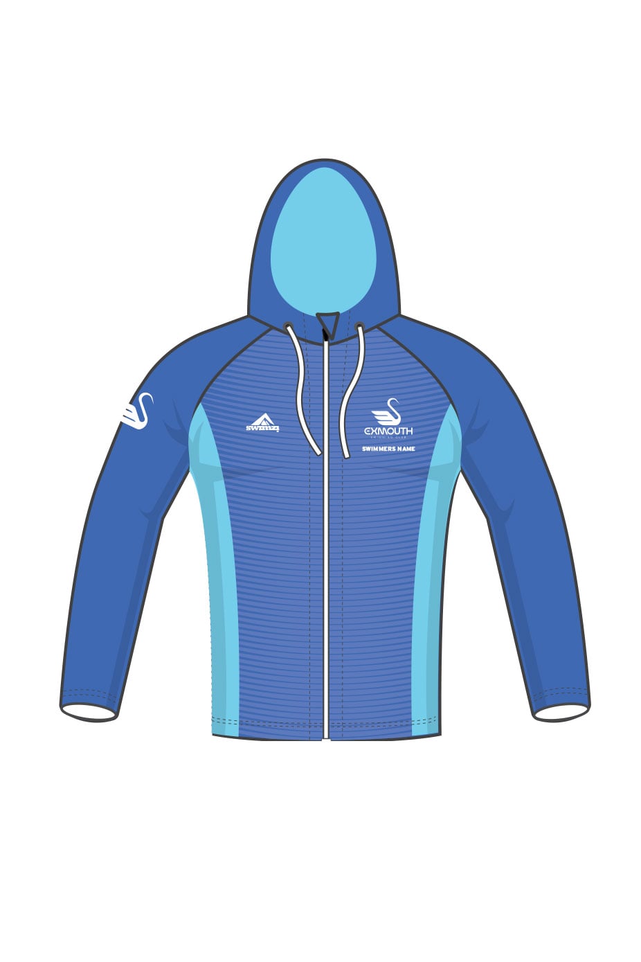 Exmouth SC Kids Unisex Zipped Performance Hoodie