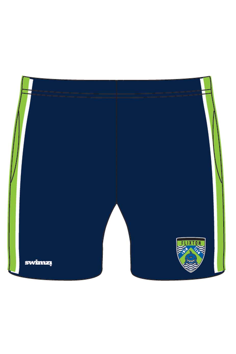 Flixton Swim Team Kids Unisex Polyester Sport Shorts