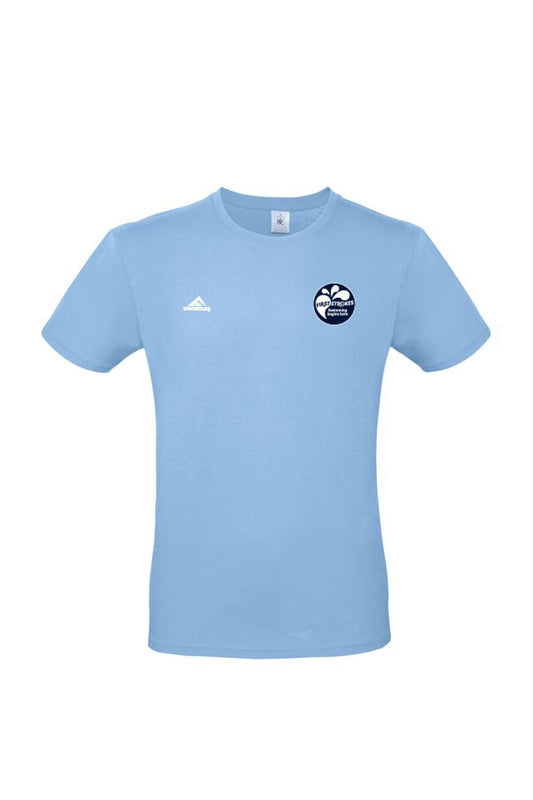 First Strokes Kids Unisex Cotton Tee - Sky Blue