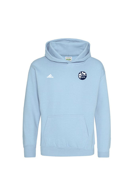 First Strokes Adult Unisex Cotton Hoodie - Sky Blue