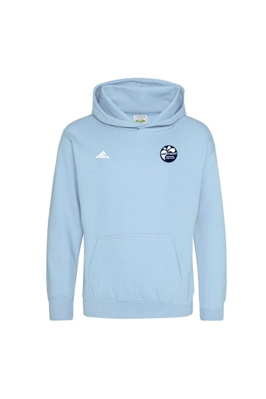 First Strokes Kids Unisex Cotton Hoodie - Sky Blue