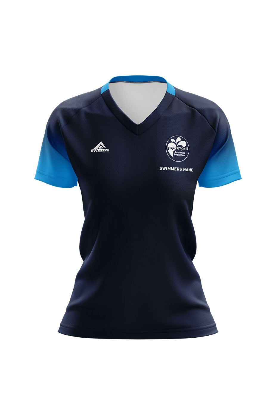 First Strokes Kids Female Club Swimmers V-Neck