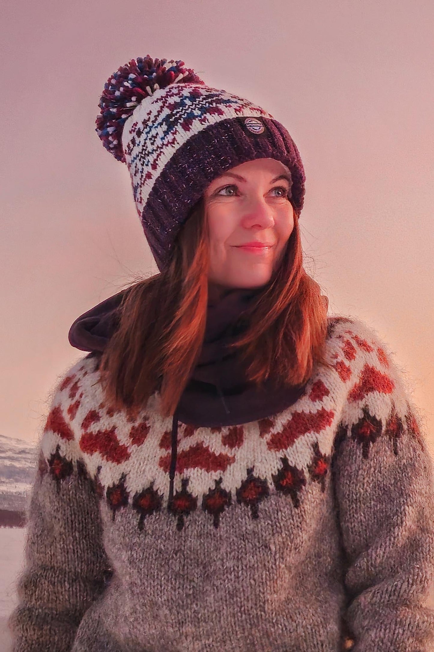 Freya Nordic Knit Hat