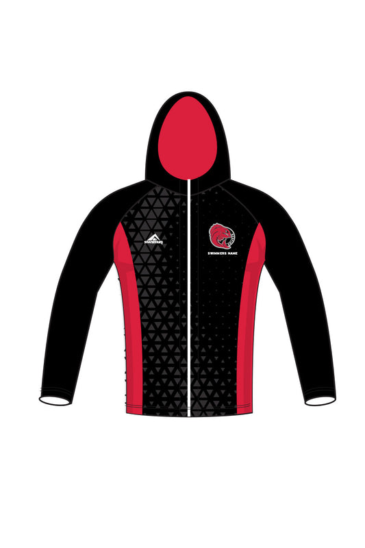 Glen Innes Redfins Swimming Club Adult Unisex Zipped Performance Hoodie