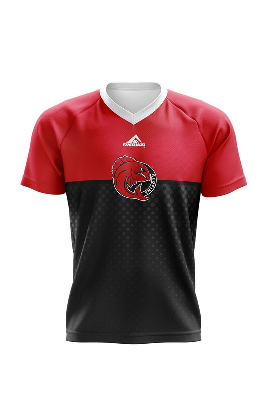 Glen Innes Redfins Swimming Club Adult Unisex Representative Shirt - V-Neck