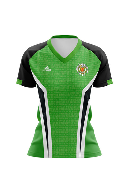 Guernsey SC Kids Unisex Green Shirt - V-Neck