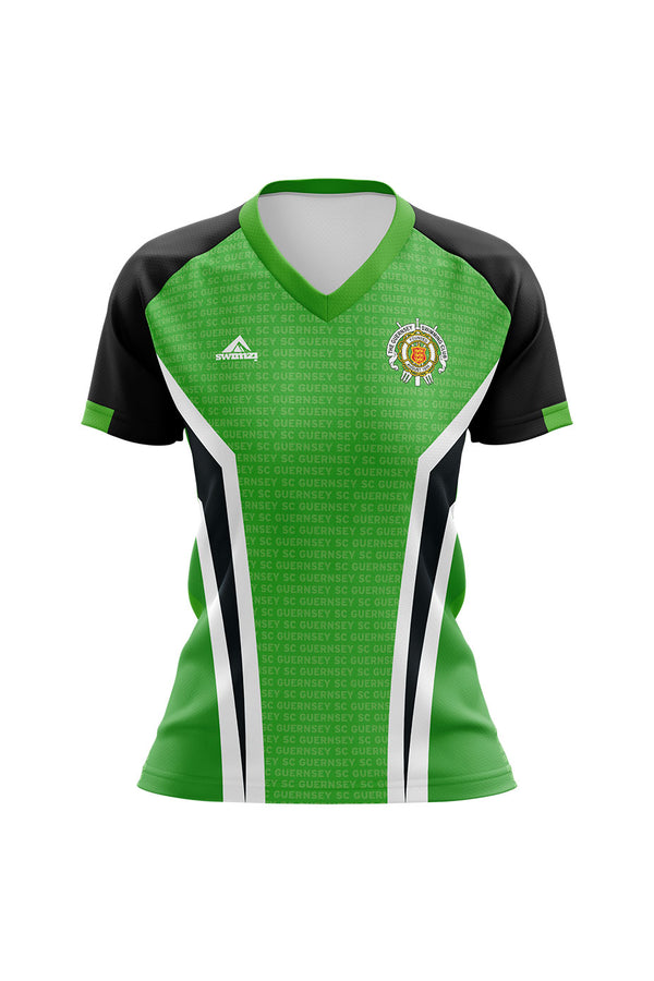 Guernsey SC Kids Unisex Green Shirt - V-Neck