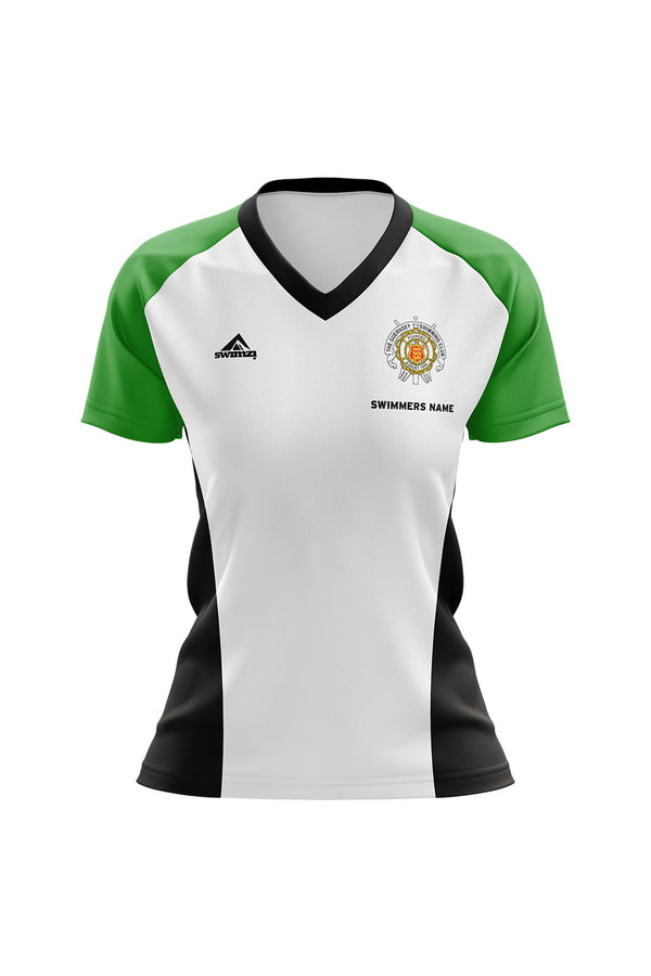Guernsey SC Kids Female White Shirt - V-Neck